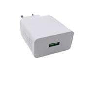 DLH Chargeur Secteur USB Quick Charge 3.0 20W (DY-AU2860W) + Câbles USB-C & Micro USB, 1 Port USB 2.0, 100-240V, RoHS