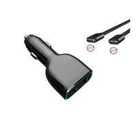 DLH Adaptateur d'alimentation pour voiture - 60W - USB-C