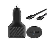 DLH CHARGEUR VOITURE ALLUME CIGARE USB-C 90W POWER DELIVERY POUR ORDINATEUR PORTABLE + USB-A 18W QC 3.0