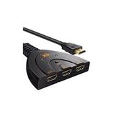 DLH - Commutateur vidéo/audio - 3 x HDMI - de bureau