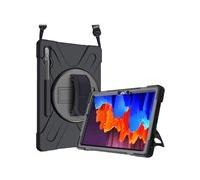 DLH Energy Coque renforcée Galaxy Tab S7 FE (SM-T730/T733/T735) porte-stylet, bandoulière