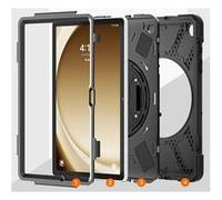 DLH Energy Housse DY-RC5020 pour Samsung Galaxy Tab A9+ 11'' (SM‑X210/X215/X216) sangle, noire