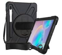 DLH Energy Coque renforcée Galaxy Tab S7 FE (SM-T730/T733/T735) porte-stylet, bandoulière