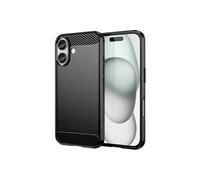 DLH Coque de protection DY-PS5304 pour Apple iPhone 16 silicone noir 15,5 cm (6,12")
