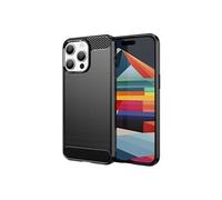 DLH - Coque de protection pour téléphone portable - silicone - noir - pour Apple iPhone 16 Pro