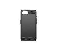 DLH - Coque de protection pour téléphone portable - silicone - noir - pour Apple iPhone 16e, 17e