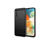 DLH - Coque de protection pour téléphone portable - silicone - noir - pour Samsung Galaxy A14, A14 5G