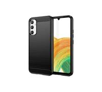 DLH - Coque de protection pour téléphone portable - silicone - noir - pour Samsung Galaxy A34 5G