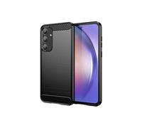 DLH - Coque de protection pour téléphone portable - silicone - noir - pour Samsung Galaxy A55