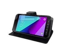DLH Coque Folio - Noir - Pour Galaxy XCover 4