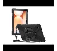 DLH Coque Renforcée DY-RC5491 avec Bandoulière & Poignée Rotative pour Samsung Galaxy Tab A11+ (SM-X230, SM-X235, SM-X236) : Résistance Chocs, Pied Support Intégré