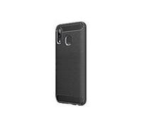 DLH Coque silicone noire pour Samsung Galaxy A40 (SM-A405)