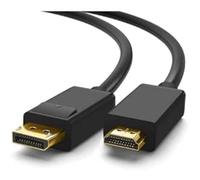 DLH Energy Câble adaptateur DLH DY-TU3569B DisplayPort vers HDMI 2 m DP mâle→HDMI mâle Noir