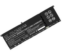 DLH - Batterie de portable (équivalent à : Dell JGCCT, Dell N9XX1, Dell TN70C, Dell XDY9K) - lithium-polymère - 3800 mAh - 58 Wh - pour Dell Inspiron 14 Plus 7420; Vostro 15 3510, 5510
