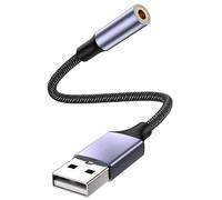 DLH DY-AD5460, 0,13 m, USB Type-A, Mâle, Femelle, Droit, Droit