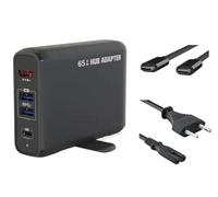 DLH DY-AS5100 station d'accueil Avec fil USB 3.2 Gen 1 (3.1 Gen 1) Type-C Noir