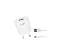 DLH Energy Chargeur secteur USB avec câble iPhone