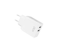DLH Energy – Chargeur secteur DY-AU2313W – 2 ports USB 12 W (2,4 A) – Blanc