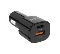 DLH adaptateur d'alimentation pour voiture - USB type A, 24 pin USB-C - 38 Watt