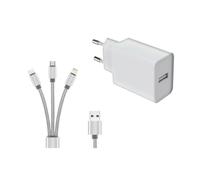 DLH DY-AU5092W, Intérieure, Secteur, 5 V, 2,4 A, 1,2 m, Blanc