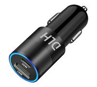 DLH DY-AU5348B, Auto, Allume-cigare, 20 V, Noir