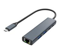 DLH DY-HB5475, Avec fil, USB, Ethernet, 1000 Mbit/s, Gris
