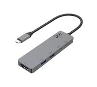 Station d'accueil DLH DY-HB5575 USB 3.2 Gen 1 Type-C 100W 4K Ultra HD 5Gbit/s avec câble 0,14m gris