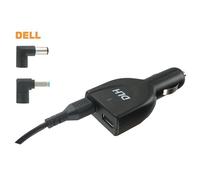 DLH DY-LI4190 - Adaptateur d'alimentation pour Voiture - 12 V - 90 Watt - connecteurs de Sortie : 2
