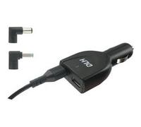 DLH DY-LI4190 - Adaptateur d'alimentation pour voiture - 12 V - 90 Watt - connecteurs de sortie : 2 - pour Dell 16 DC16250, 16 DC16251; Pro 14 PC14250, 14 PC14255, 16 PC16250, 16 PC16255