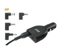 DLH DY-LI4191 - Adaptateur d'alimentation pour Voiture - 12 V - 90 Watt - connecteurs de Sortie : 2
