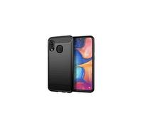 DLH DY-PS4223 - Coque de protection pour téléphone portable - silicone - noir - pour Samsung Galaxy A20e