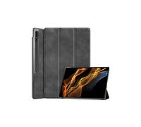 DLH DY-PS4911 Folio Noir pour Samsung Galaxy Tab S8 Ultra (SM-X900/SM-X906) 14.6" (37.1cm), Fermeture Volet, Position Stand, Boucle Stylo, 360g