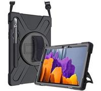 DLH Energy Coque renforcée Galaxy Tab S7 (SM-T870/875/876) - bandoulière, poignée, anti-chocs