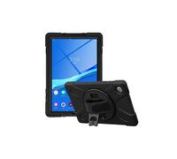 DLH DY-RC5010 Housse Tablette 10.1" Renforcée Noir - Lenovo Tab M10 Gen 3 (TB-328/FU/XU/ZAAE), Bandoulière, Poignée Rotative, Support, 350g