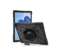 DLH DY-RC5012 Housse Noire pour Microsoft Surface Pro 9, Écran Max. 9", Fonction Support, Protection Anti-Rayures, Poids 350g, Certification CE