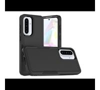 DLH DY-RC5485 coque renforcée noire pour SAMSUNG Galaxy A36 (SM-A366) et Galaxy A56 (SM-A566) 6.7"