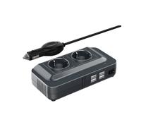DLH - MOBILE ACCESSORIES 12V Cigar Lighter Socket Converter to 2 220V 200W SOCKETS