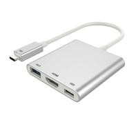 DLH DY-TU2720G, USB 3.2 Gen 2 (3.1 Gen 2) Type-C, Blanc, HDMI, USB 3.2 Gen 1 (3.1 Gen 1) Type-A, USB 3.2 Gen 1 (3.1 Gen 1) Type-C, Aluminium, 215 mm,