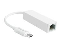 DLH DY-TU2725W Adaptateur et connecteur de câbles RJ45 USB Type-C Blanc (RJ45, USB Type-C, Male Connector/Female Connector, Blanc