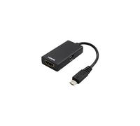 DLH Adaptateur micro-USB MHL vers HDMI DY-TU3170B Noir 10,5 cm