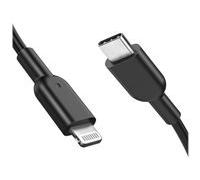 DLH Energy Câble USB-C vers Lightning DY-TU4090B certifié MFi mâle/mâle 1 m 3.25A (65W) Noir