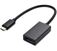 DLH DY-TU4692 - Adaptateur vidéo - USB-C (M) pour DisplayPort (F) - 21 cm - support pour 4K60Hz - noir