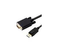 DLH DY-TU4696B - Câble adaptateur - DisplayPort (M) verrouillé pour HD-15 (VGA) (M) - 2 m - support 1080 p 60 Hz