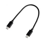 DLH DY-TU4855B, 0,3 m, USB C, USB C, Noir