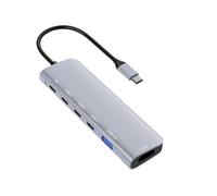 DLH Energy Station d'accueil DY-TU5005 USB Type-C Argent