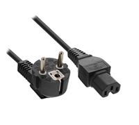 DLH - Câble d'alimentation - power CEE 7/7 (M) pour IEC 60320 C15 - 250 V - 6 A - 1.8 m - noir