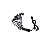 DLH ENERGY Câble multi-connecteurs pour téléphones GSM et smartphones