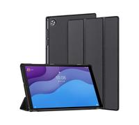 DLH Étui Folio Noir pour Lenovo Tab M10 HD Gen2 10.1" (ZA6V, ZA6W, TB-X306F, TB-X306X) avec Support Multi-Angles - Poids 175g