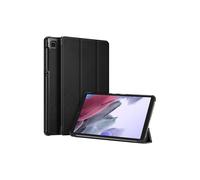 DLH Étui Folio Noir pour Samsung Galaxy Tab A7 Lite 8.7" (SM-T220 / SM-T225) - Support Multi-Angles, Plastique, 175g
