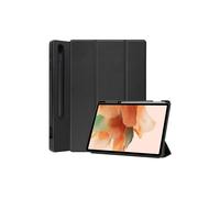DLH Coque etui folio pour Samsung Galaxy Tab S7 FE (SM-T730 / SM-T736), Folio, Samsung, SAMSUNG Galaxy Tab S7 FE (SM-T730 / SM-T736), 31,5 cm (12.4'),